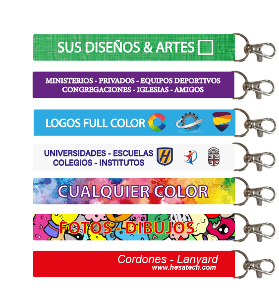 IMAGEN LANYARDS VARIOS